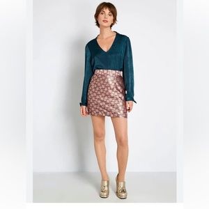 ModCloth Rose pink circle mini skirt!